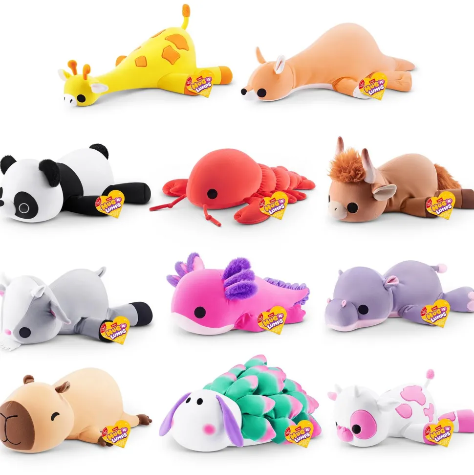 Peluche lestée 1,5kg Animaux Hug a Lumps medium série 2