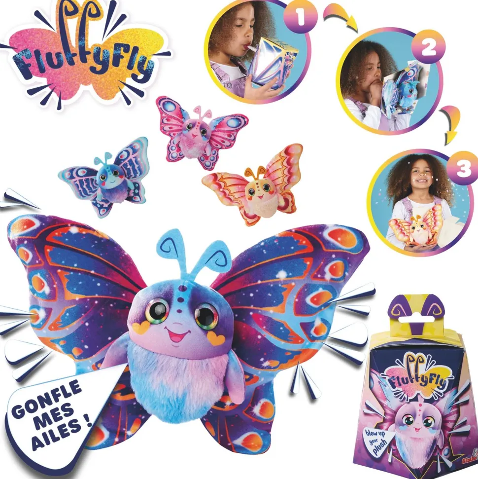 Peluche papillon Fluffyfly