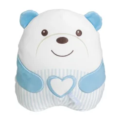 Peluche tendre ourson bleu