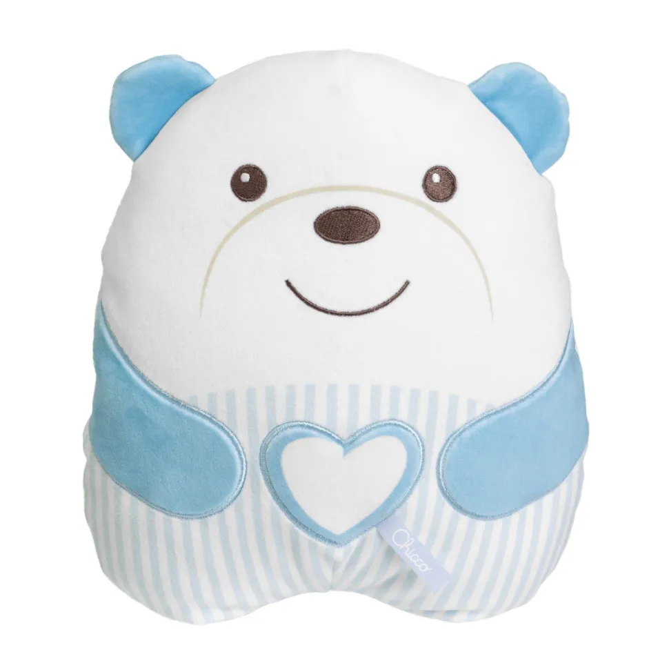 Peluche tendre ourson bleu