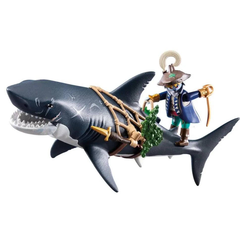 Pirate et requin avec mâchoire articulée PLAYMOBIL Pirates 71793