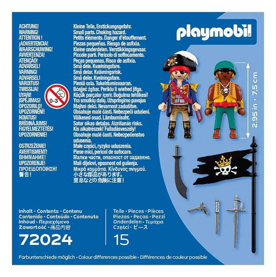 Pirates avec drapeau Playmobil duo 72024