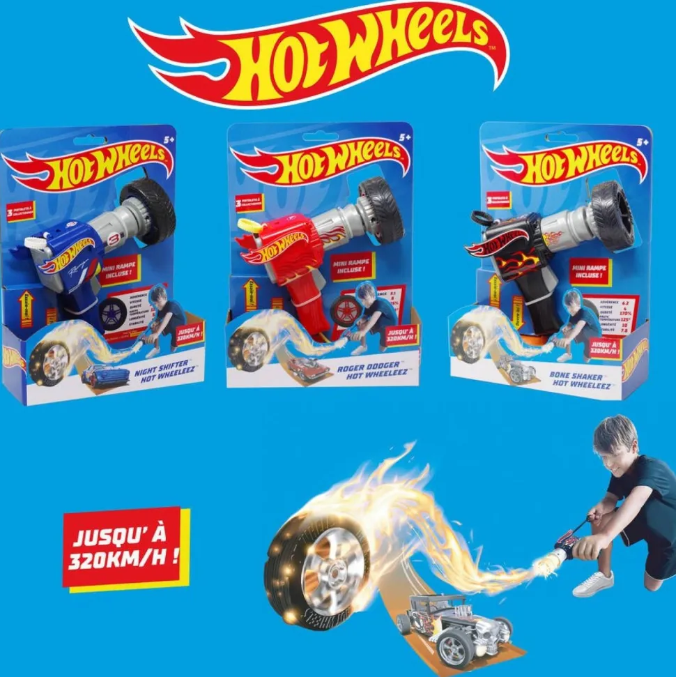 Pistolet lanceur de roues Hot Wheels