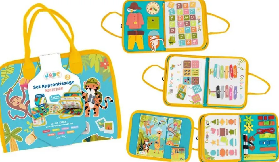 Pochette Montessori 7 Activités - Jeu Éducatif Complet