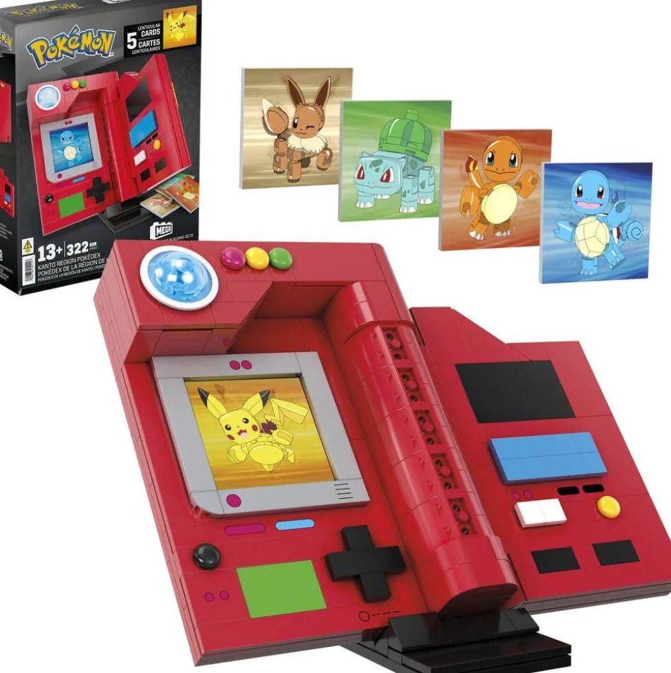 Pokedex de Kanto en briques