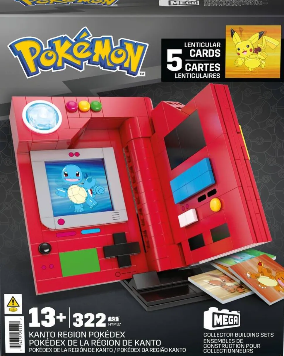 Pokedex de Kanto en briques