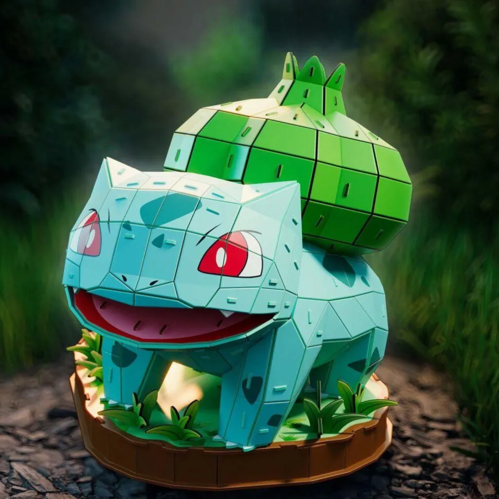 Pokémon Bulbizarre - Puzzle 4D Build