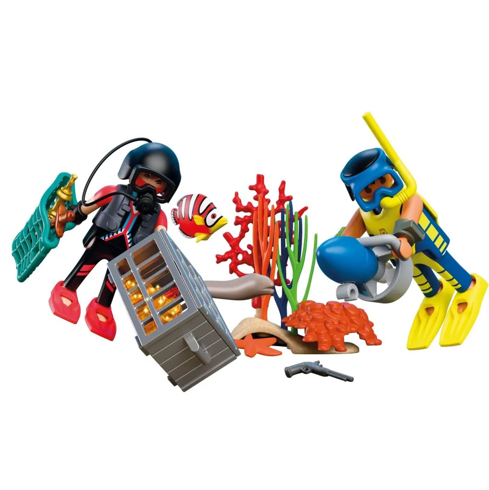 Policiers plongeurs et trésor - Playmobil City Action 72078