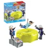 Pompiers avec coussin de sauvetage Playmobil Action heroes 71465