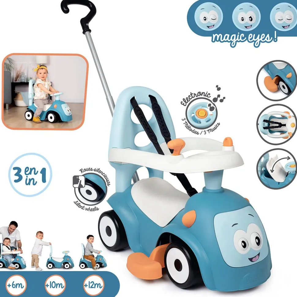 Porteur Maestro Balade Bleu - Smoby