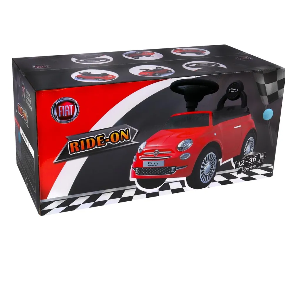 Porteur Trotteur Rouge Fiat 500