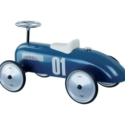 Porteur Vilac voiture vintage bleu pétrole