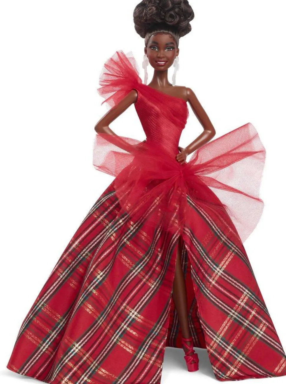 Poupée Barbie Joyeux Noel Brune