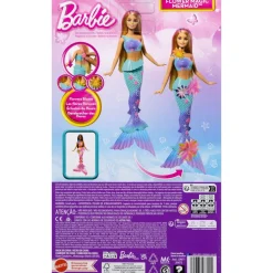 Poupée Barbie Sirène fleurs magiques blonde