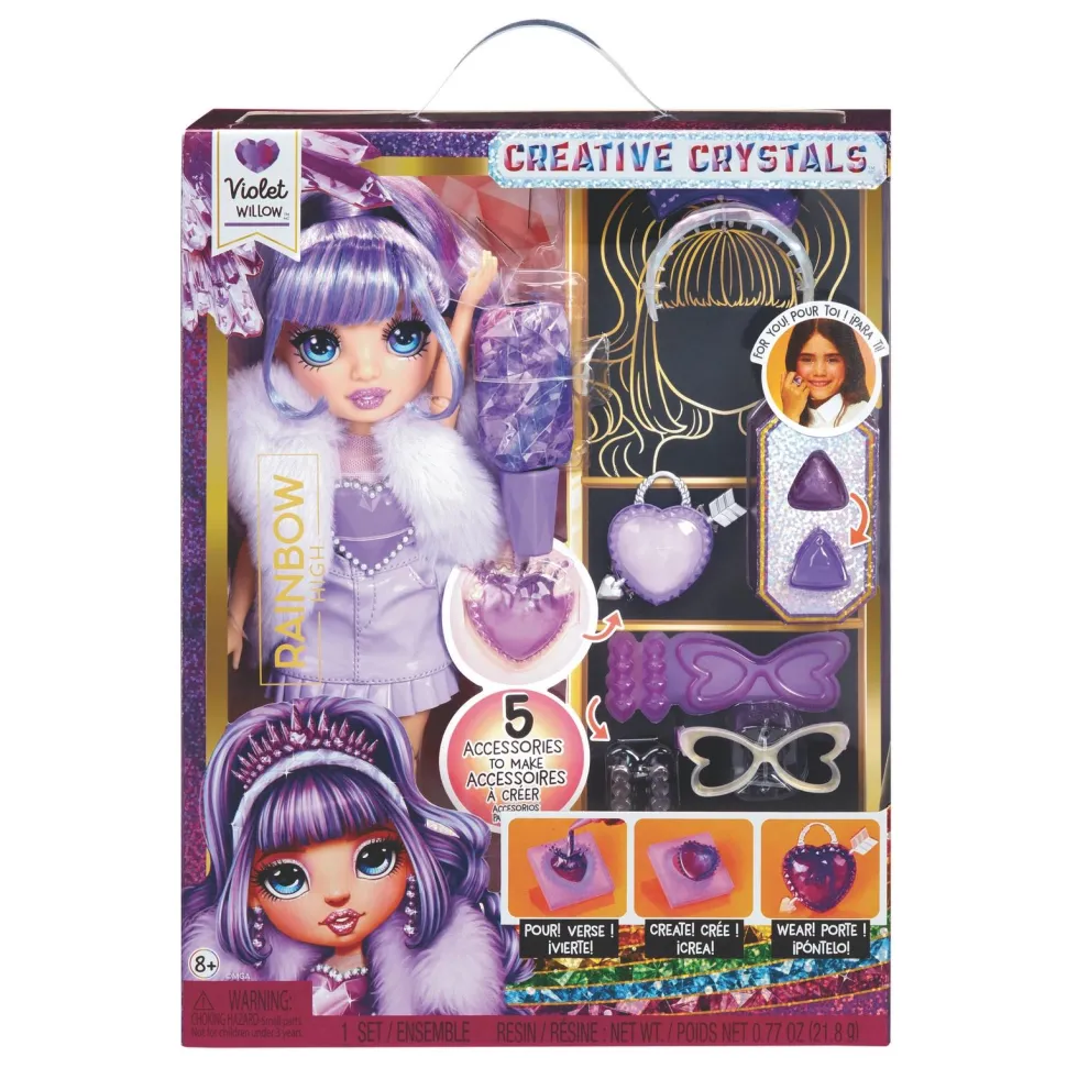 Poupée Rainbow High Creative cristals - Violet Willow