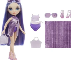 Poupée Rainbow High Swim et Style - Violet