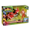 Power Ranger Re-ignitions Moto tyrannosaurus et Ranger rouge