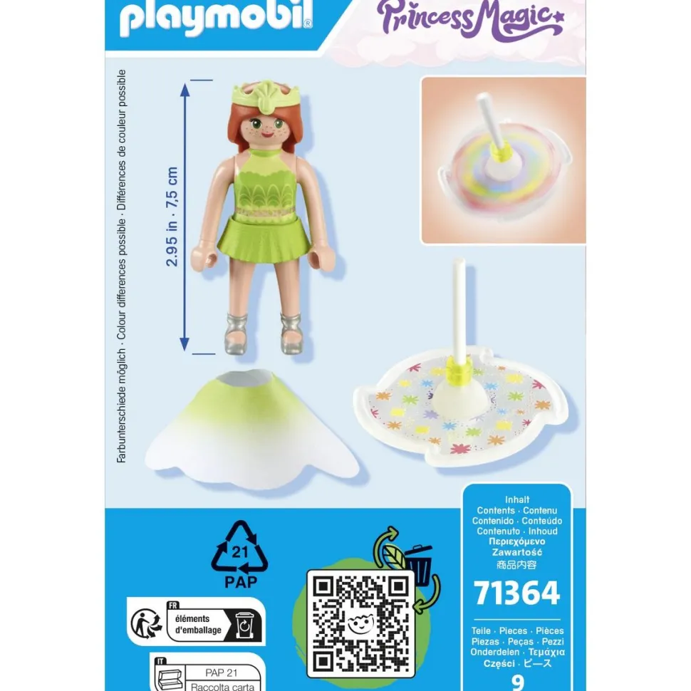 Princesse et toupie arc-en-ciel Playmobil Princess magic 71364