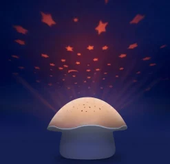 Projecteur musical d'étoiles Champugnon rose