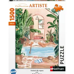 Puzzle 1500 pièces Instant de repos - Collection artiste Nathan
