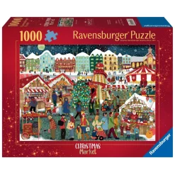 Puzzle 1000 pièces le Marché de Noël