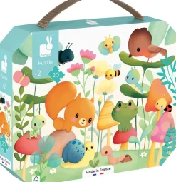 Puzzle 20 pièces les compagnons du jardin