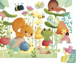 Puzzle 20 pièces les compagnons du jardin