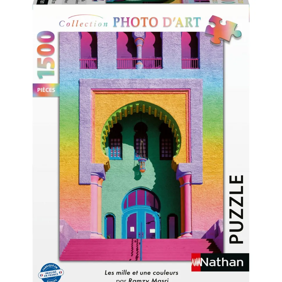 Puzzle 1500 pièces Les mille et une couleurs - Collection Photo Art Nathan