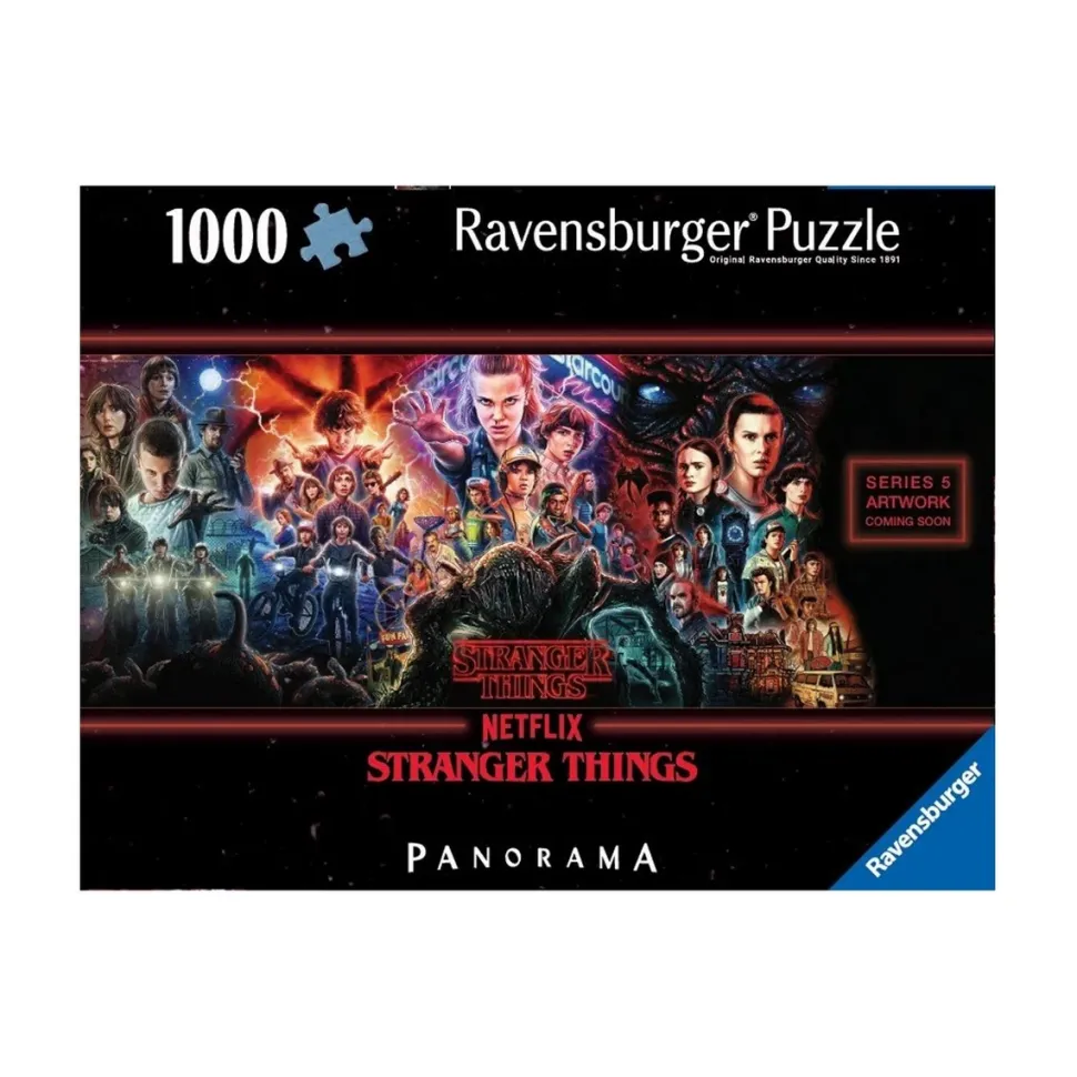 Puzzle 1000 pièces Panorama - Stranger Things