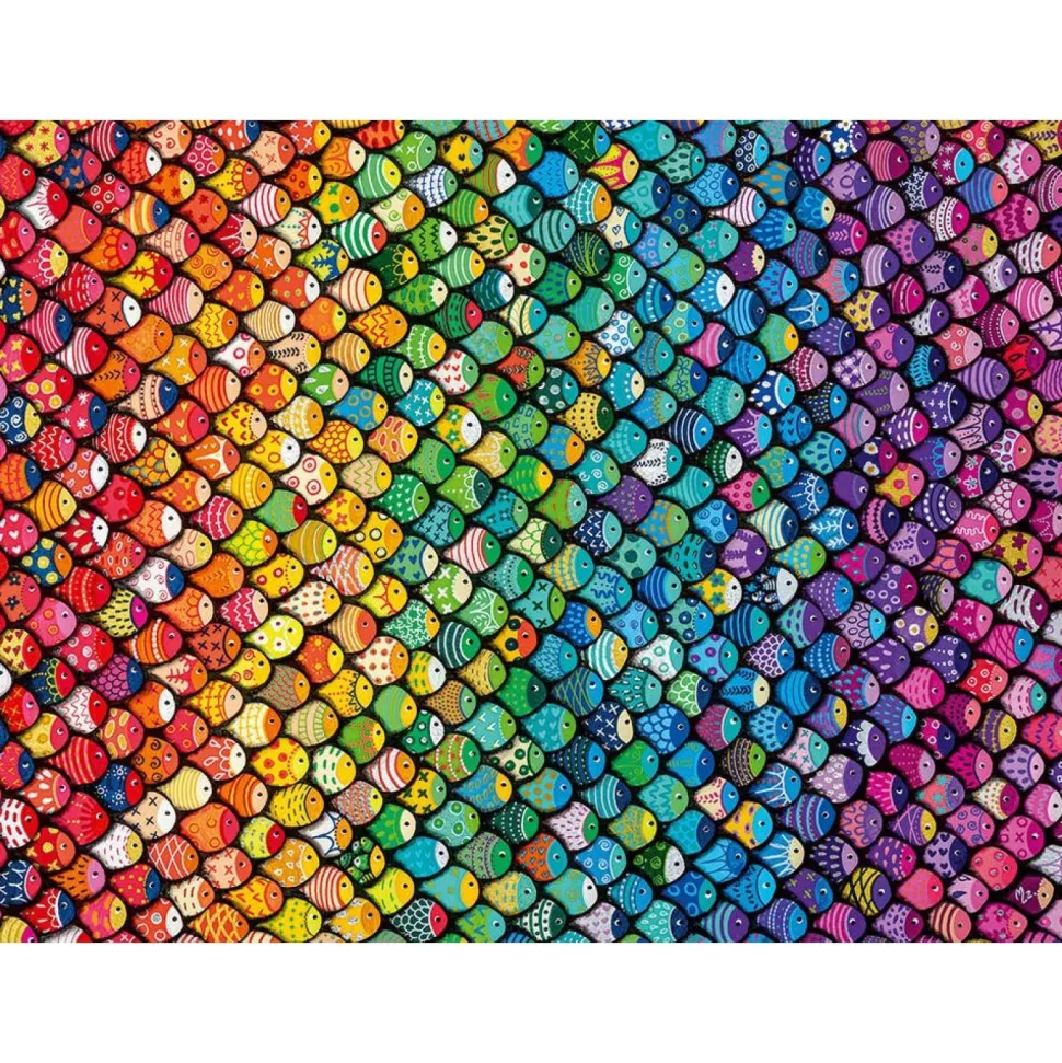 Puzzle 500 pièces Poiskaii Arc-en-ciel par Maluzelle - Collection artiste Nathan