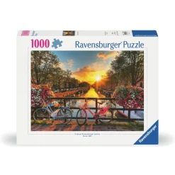 Puzzle 1000 pièces Vélos à Amsterdam