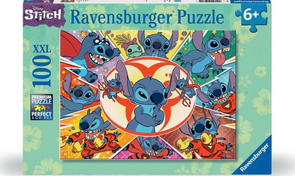 Puzzle 100 pièces XXL - Univers Stitch