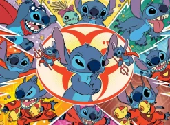 Puzzle 100 pièces XXL - Univers Stitch