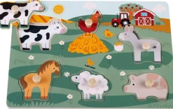 Puzzle Animaux De La Ferme En Bois