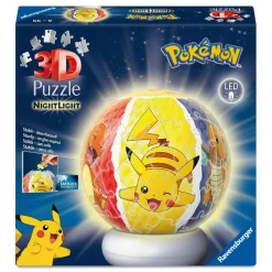 Puzzle ball 3D 72 pièces Pokémon illuminé