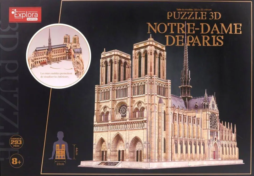 Puzzle 3D Notre Dame de Paris