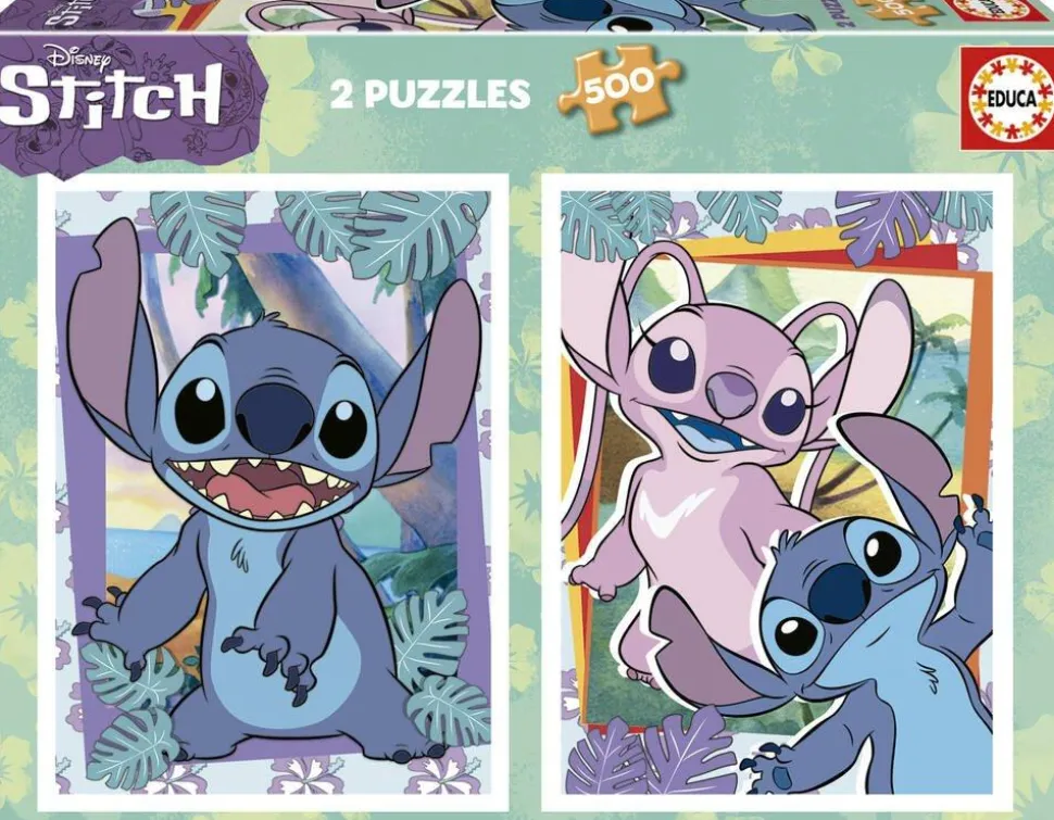 Puzzle Disney Stitch 2x500 Pièces - Référence 19732