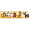 Puzzle Djeco En Bois, 5 Pièces, Modèle Jungle Petit