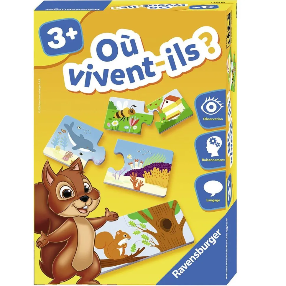 Puzzle duo : Où vivent-ils ?