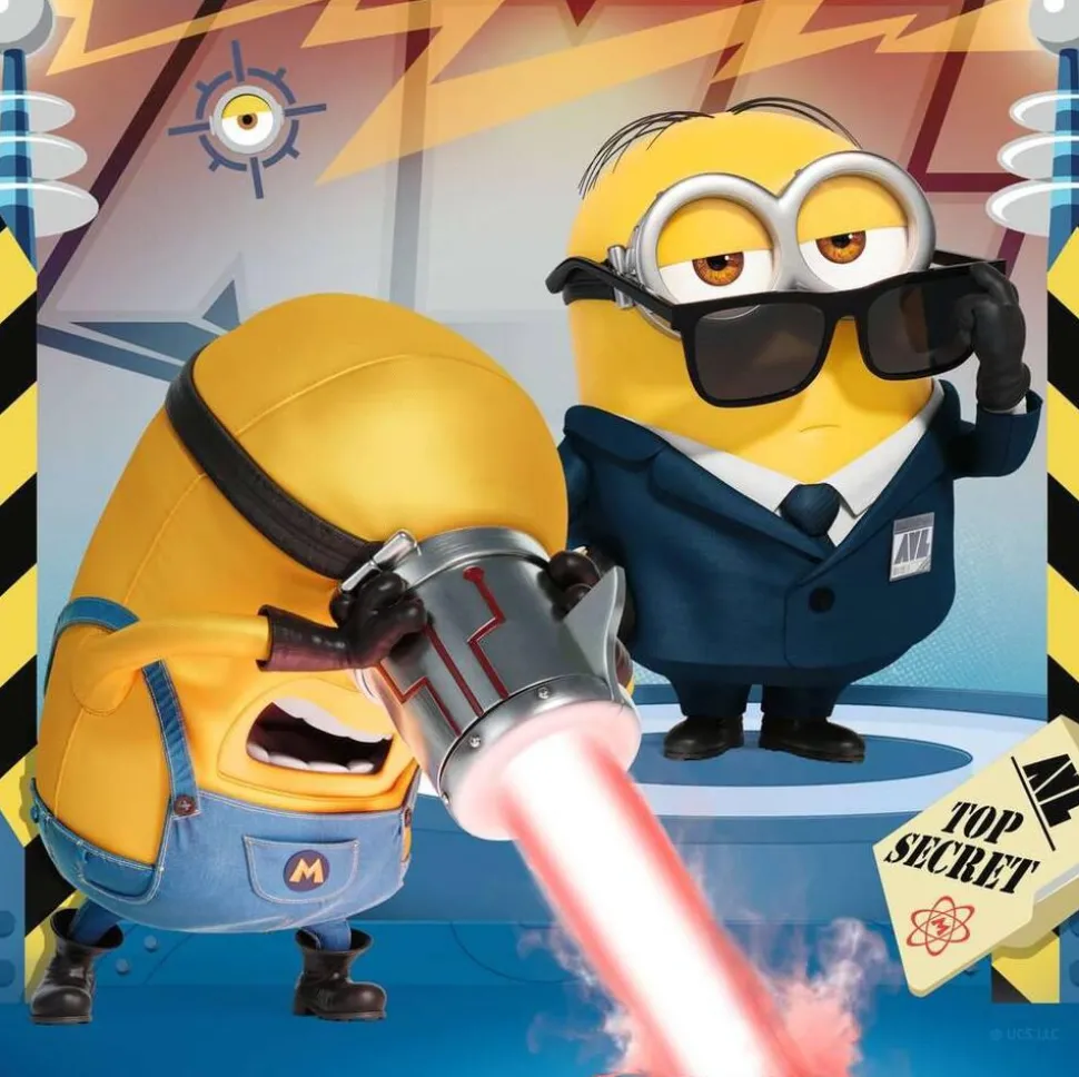 Puzzle Minions 3x49 Pièces - Moi Moche Et Méchant 4