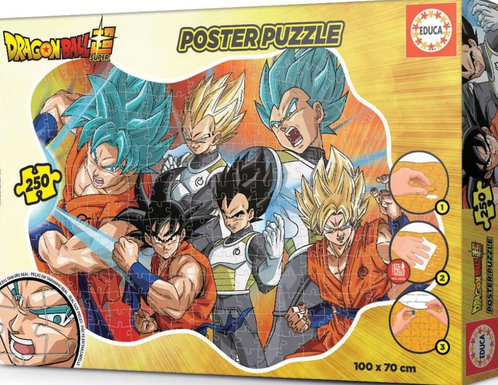 Puzzle Poster Dragon Ball Z, 250 Pièces