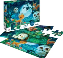 Puzzle 2x24 pièces Au clair de lune