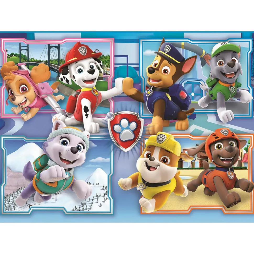 Puzzles SuperColor 2x60 pièces - Pat'Patrouille