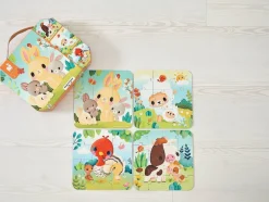 Puzzles Évolutifs avec animaux de la ferme
