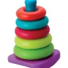 Pyramide d'anneaux multicolore