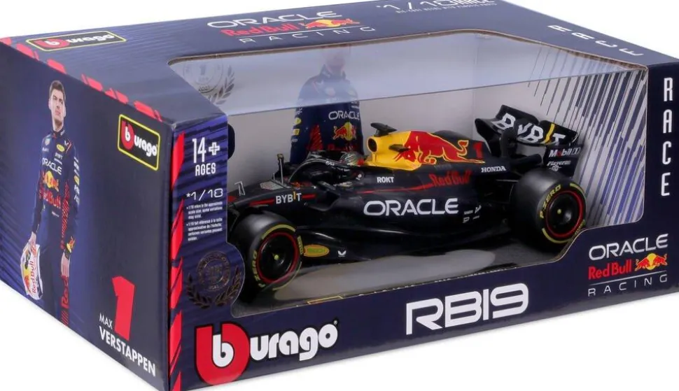 Reb Bull 2023 Formule 1 - 1/18 avec casque