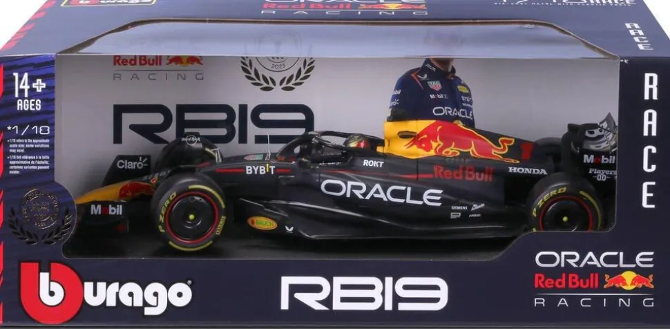 Reb Bull 2023 Formule 1 - 1/18 avec casque