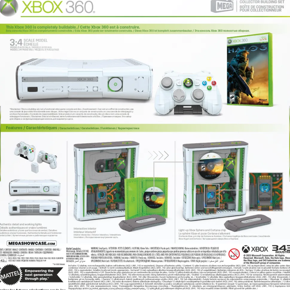 Replique à construire Microsoft XBOX 360 - MEGA