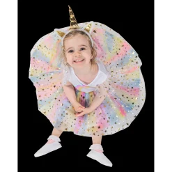 Robe Licorne avec serre-tête - taille 5/7 ans