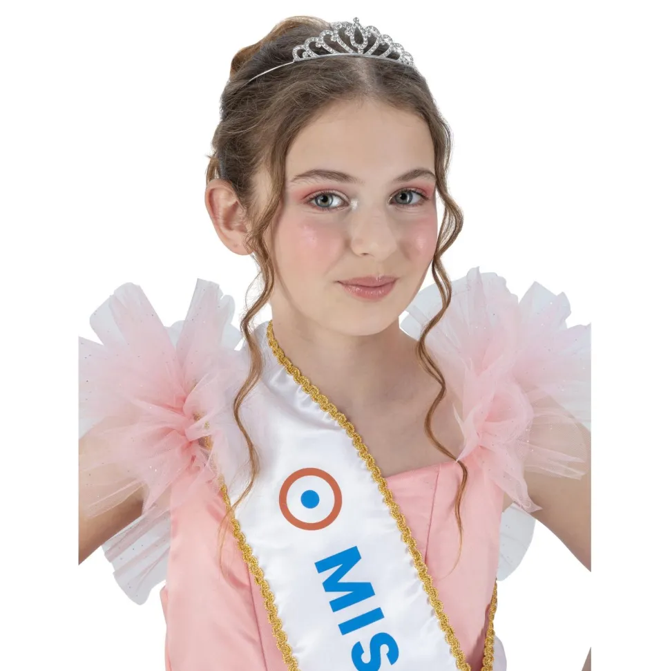 Robe Miss France Rose - 116 cm 6 ans